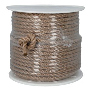 Wellington Twisted Poly Rope Spool Brown 0.5inch x 91m